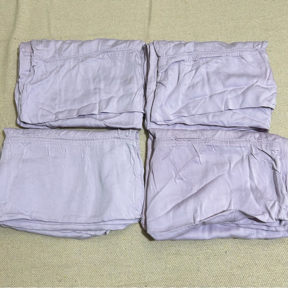 4 Gokotta Bamboo Pillowcases Lavender